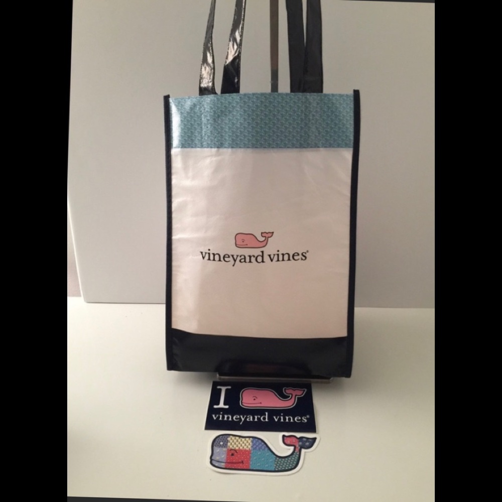 VINEYARD VINES OMBRÉ DRESS AND SHOPPING BAG - Picture 4 of 5